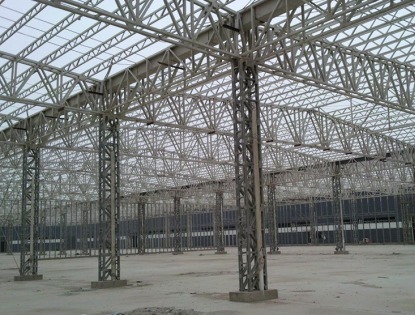 The steel structure workshop